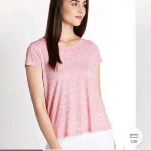 Women Pink Loose Tshirt