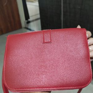 Red Small Sling Bag