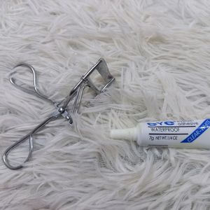 Eyelash Curler With Lash Applicator Gel