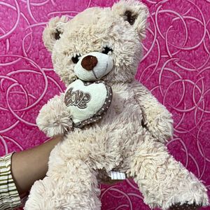 Teddy Bear With Heart Softtoy