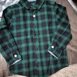 Unused Boy Dark Green Shirt