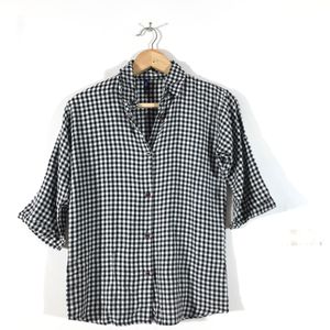 Black&White Checked Shirt(Women’s)