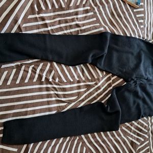 Black Warm Legging For Ladies