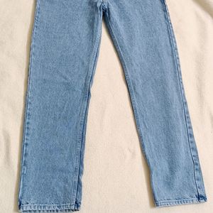 Y2k Blue Straight Fit Jeans