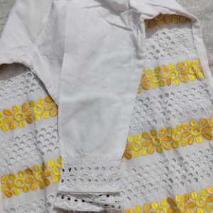 White Chicken Kurta