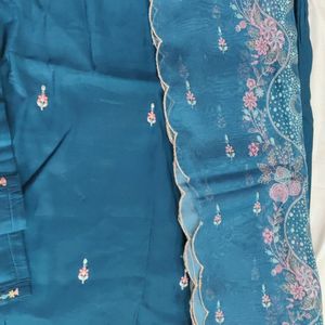 3 Piece Suit Set Roman Silk Fabric Wid Cotton