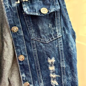 Denim Sleeveless Jacket