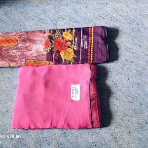 Pinki Daily Use Sarees Both 400/-