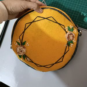 Round Shape Handmade Sling Bag