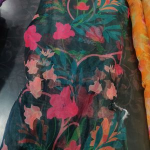 Digital Print Organza Fabric 55₹ Miter