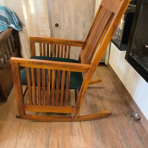 Barely Used Teakwood Rocking Chair