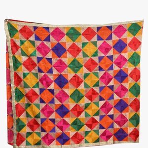 PEmbroidered Chiffon Phulkari Bagh Dupatta, Siz