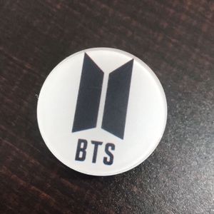 POPSOCKET BTS Logo Black And White Print