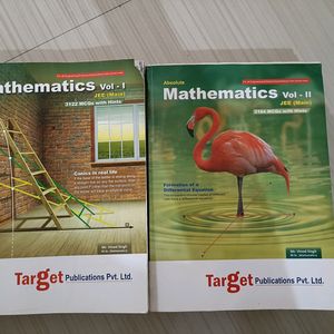 JEE Mains Absolute Maths Books Vol 1 and 2 Combo