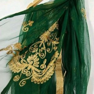 Gown With Dupatta