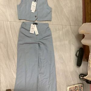 ZARA Co ord (Vest and trouser)