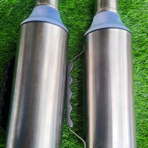 Steel Oil Can Pack Of 2