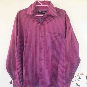 Wine Purple 💜 Partywear Men Shirt