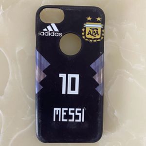 Iphone 7 and 8 Back Cover Messi Print