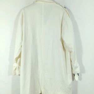 Off White Casual Overcoat (Women's)