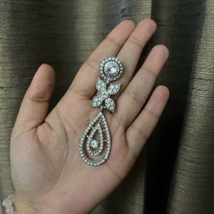 American Diamond Drop Earrings