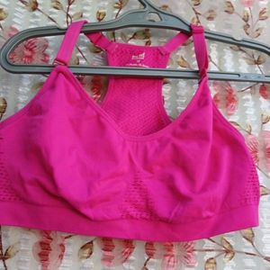 👙Pro-Fit Hot Pink Sports Bra Sz Medium