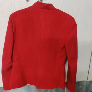 Red formal blazer