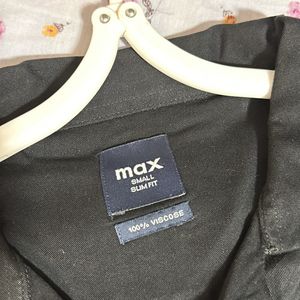 Max Unisex Jet Black Shirt