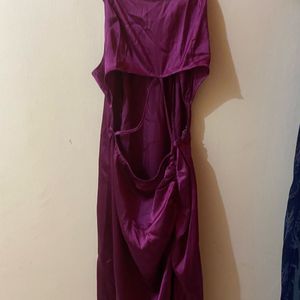 Ginger satin dress