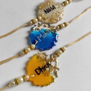 Resin Customised Rakhi