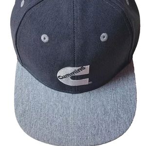 Cummins dodge gray flat bill Hat ball cap grey CUM