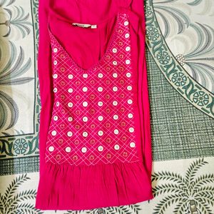 Pink kurti