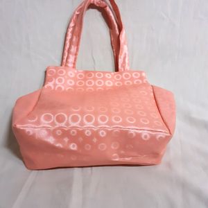 Women's Neon Baby Pink Small Handmade Girls Bag 👜