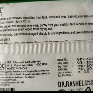 3 Piece Dr Rushel Wet Wipes