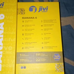 Jivi Banana Shape Keypad Mobile