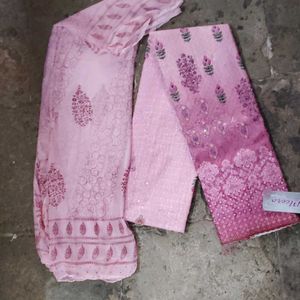 Ethnic Partywear Chikankari Dress Material