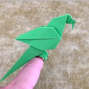 Green Paper Parrot 🦜🦜