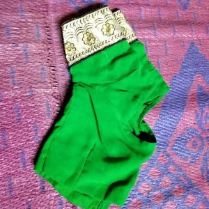 Beautiful Green Thread Work Saree