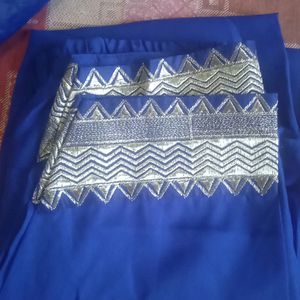 Royal Blue Stiched Dress