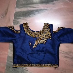 Navy Blue Blouse