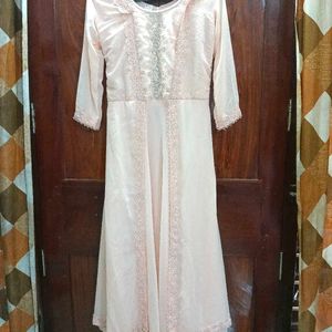 Ethnic Peach Dress