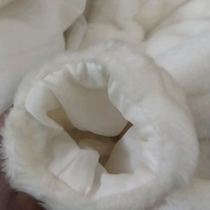 Imported New Thick White Fur Coat For Women