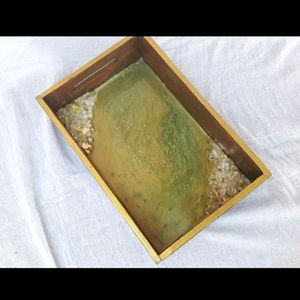 Mango Wood Resin Tray