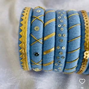 Blue Designer Bangles 💙