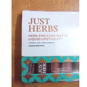 Just Herbs Liquid Lipstick kit 🤎