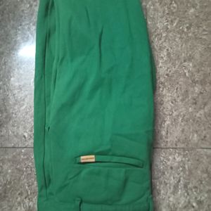 Green Colour Pant, Size Xl