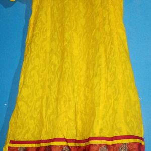 Yellow Cotton Kurti