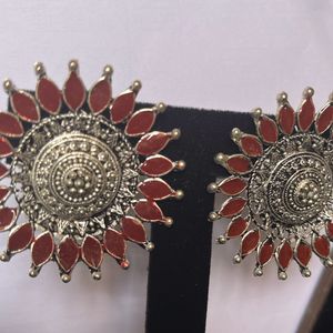 Oxodised Earrings