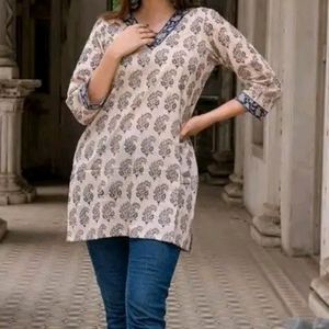 Printed Short Kurti