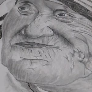 HB pencil artwork -Mother teressa  by Gupta 's Art